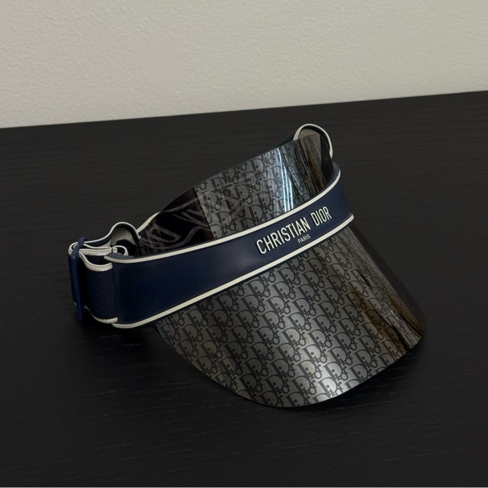 DiorClub V1U Blue Dior Oblique Visor